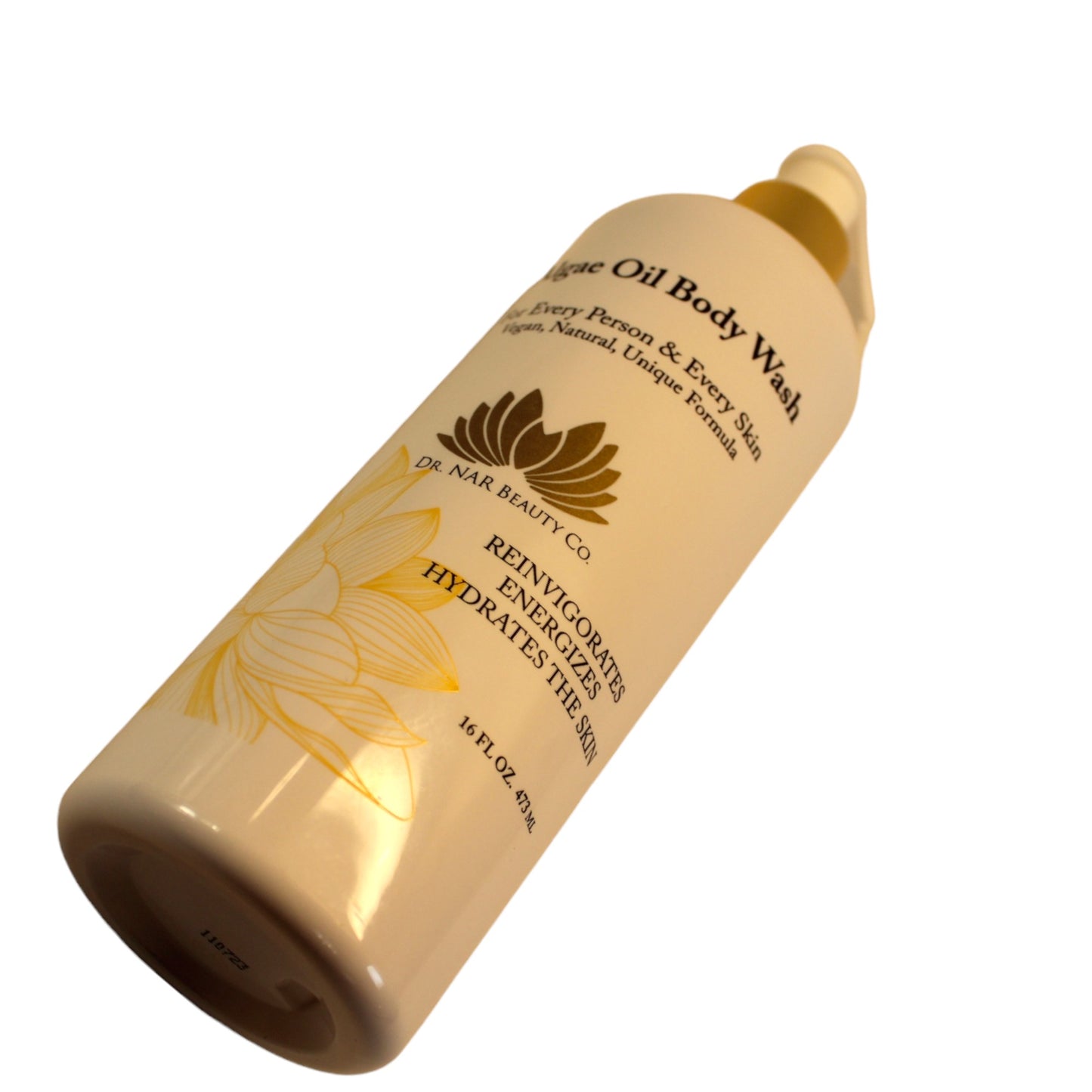 Dr. NAR Beauty Algae Oil Body Wash – Moisturizing, Hydrating & Nourishing Cleanser for Sensitive & Dry Skin – Suitable for Men, Women & Children – Non-Foaming, Vegan & Cruelty-Free – 16 oz Pump