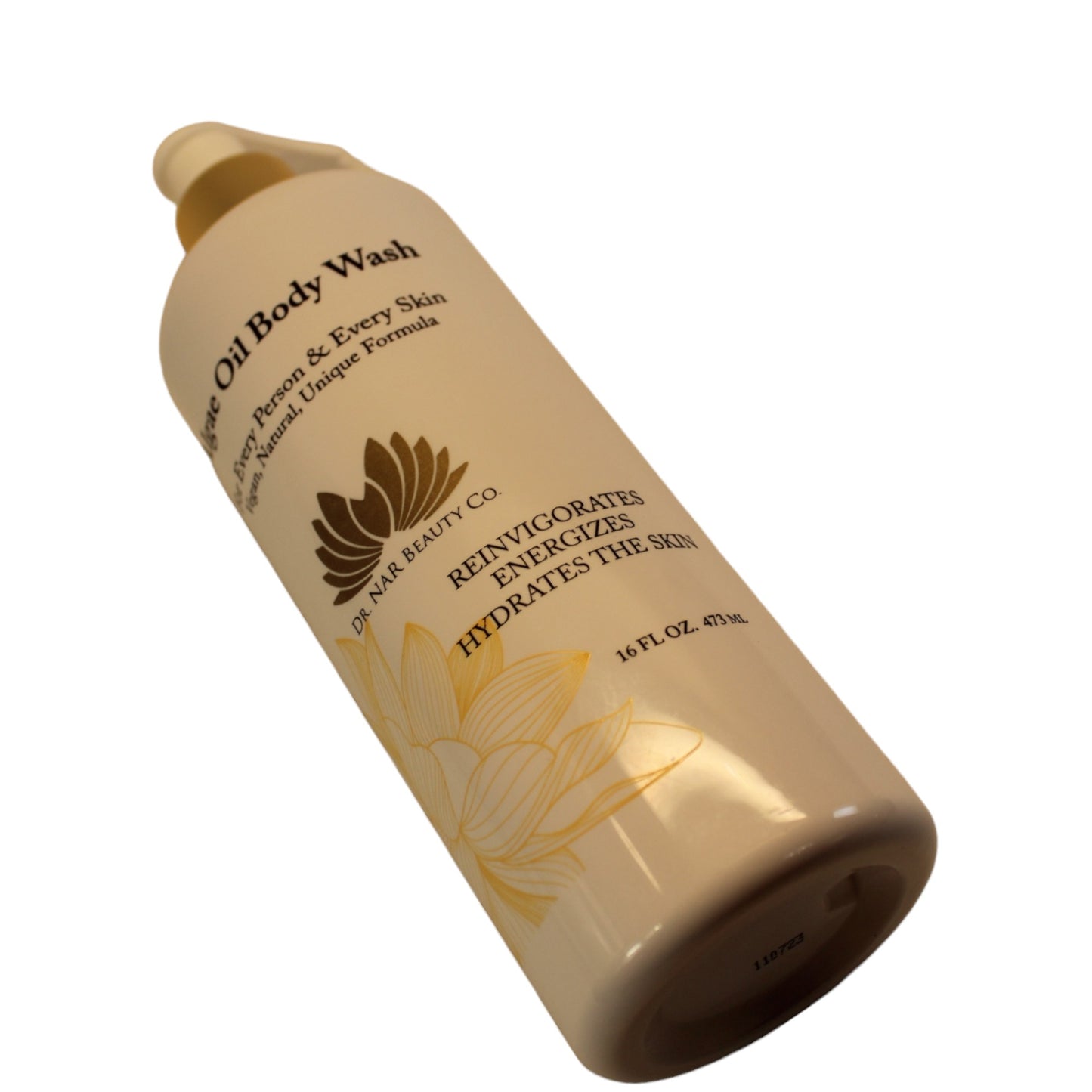 Dr. NAR Beauty Algae Oil Body Wash – Moisturizing, Hydrating & Nourishing Cleanser for Sensitive & Dry Skin – Suitable for Men, Women & Children – Non-Foaming, Vegan & Cruelty-Free – 16 oz Pump