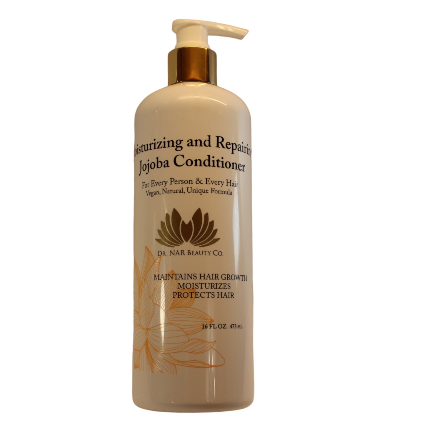Dr. NAR Beauty Co. Jojoba Conditioner – Moisturizing, Repairing & Nourishing Formula for Restorative Hair Hydration, Softness, Shine & Smoothness – Natural, Vegan, Cruelty-Free, Plant-Based – 16 oz