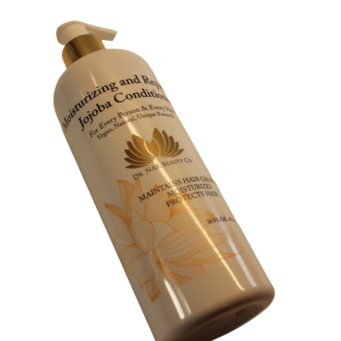 Dr. NAR Beauty Co. Jojoba Conditioner – Moisturizing, Repairing & Nourishing Formula for Restorative Hair Hydration, Softness, Shine & Smoothness – Natural, Vegan, Cruelty-Free, Plant-Based – 16 oz