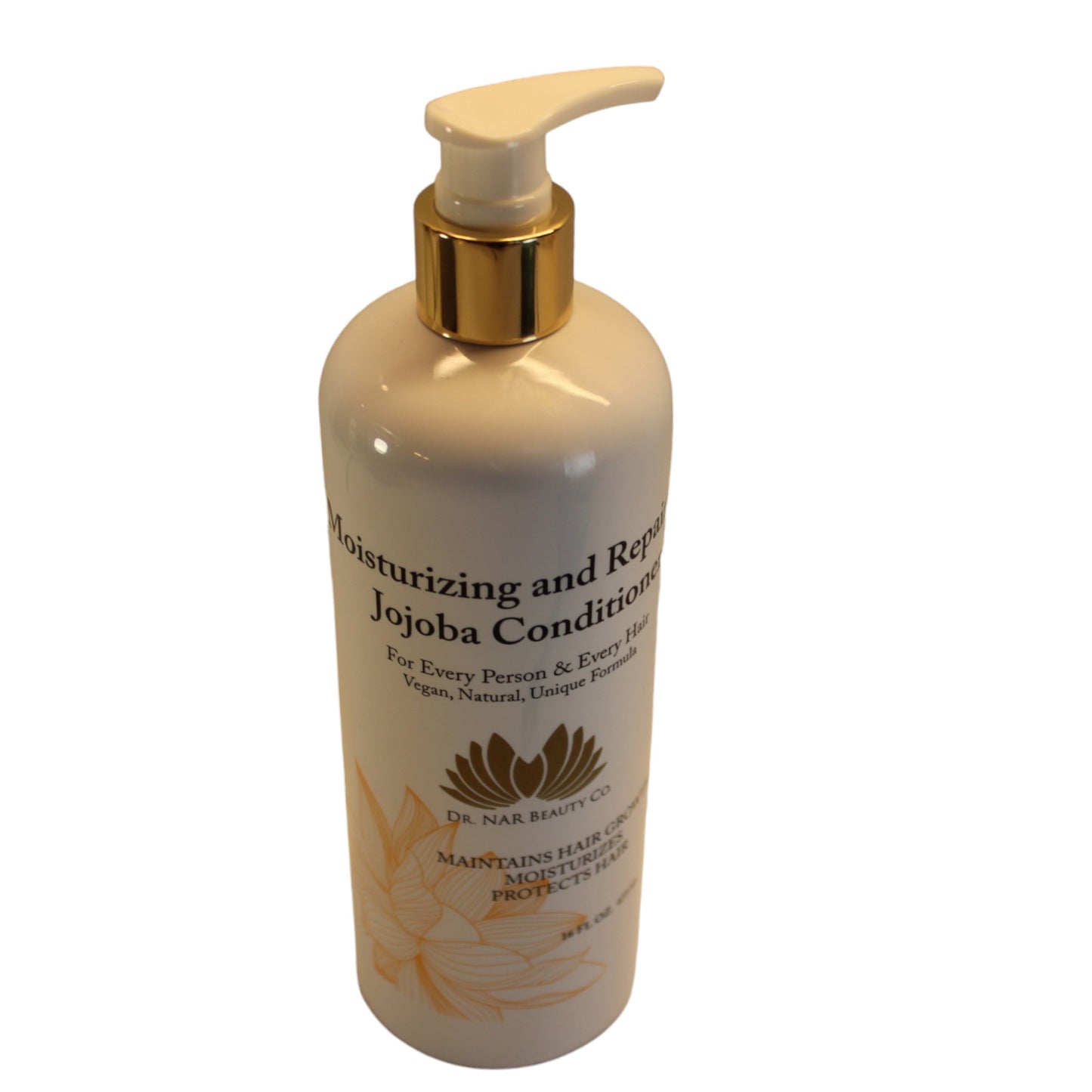 Dr. NAR Beauty Co. Jojoba Conditioner – Moisturizing, Repairing & Nourishing Formula for Restorative Hair Hydration, Softness, Shine & Smoothness – Natural, Vegan, Cruelty-Free, Plant-Based – 16 oz